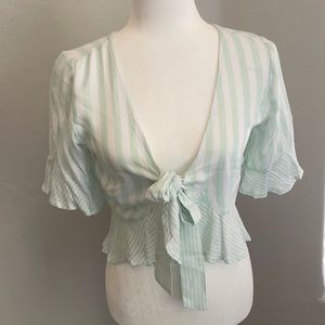 Love, fire Sherbet summer cropped top